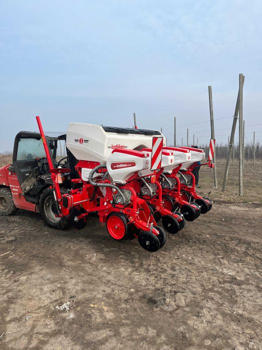 Siewnik talerzowy 4 rzędowy do kukurydzy, słonecznika, buraka, fasoli.