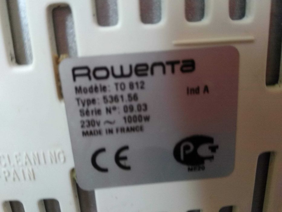 Тостер Rowenta TO 812 с разморозкой. Франция производитель