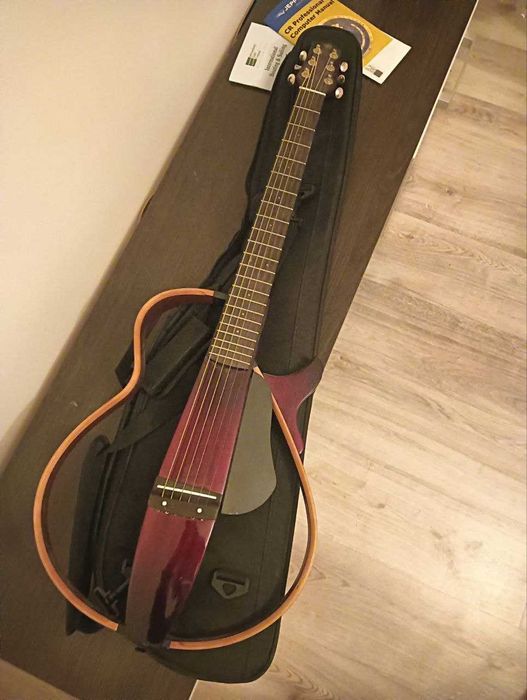 YAMAHA SLG200S CRD - silent electro acoustic CRIMSON RED BURST