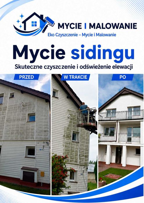 EKO Czyszczenie Słupsk - od 2008 r. profesjonalne mycie elewacji, kostki brukowej, dachów, hal, sidingu, paneli fotowoltaicznych i nie tylko!