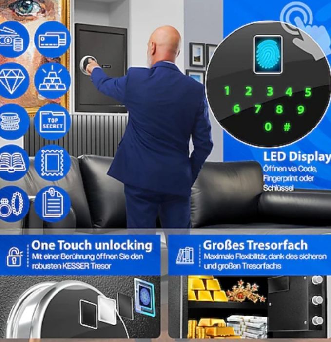 Sejf elektroniczny KESSER