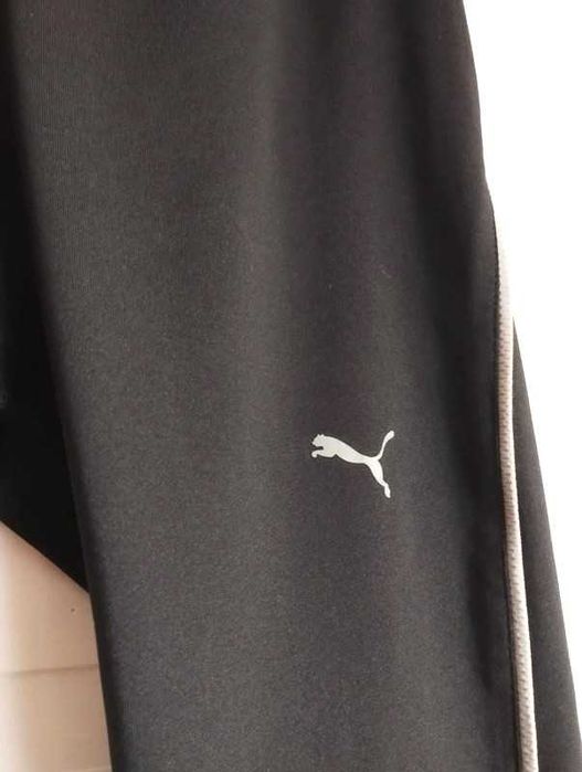 Czarne legginsy spodenki kolarki rybaczki damskie Puma sportowe