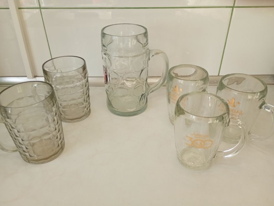 Кухлі пивні, кружка пивная 1 літр,