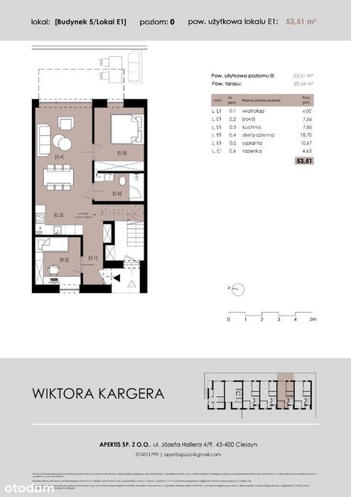 Mieszkania Mnisztwo-Kargera Parkingi Tarasy Balkon