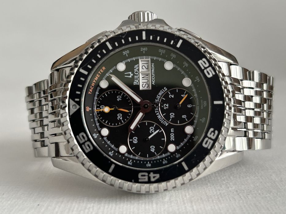 Bulova Accutron Chronograph Swiss Made Ref. 65C00 Valjoux 7750 Rzadki