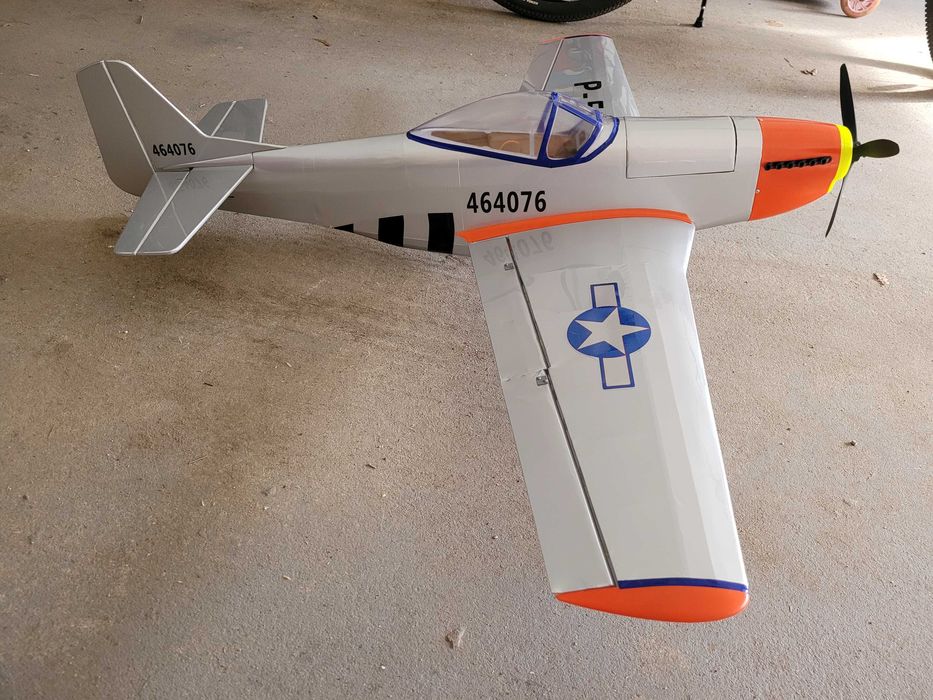 Samolot RC zdalnie sterowany Mustang P51-D 1,2m