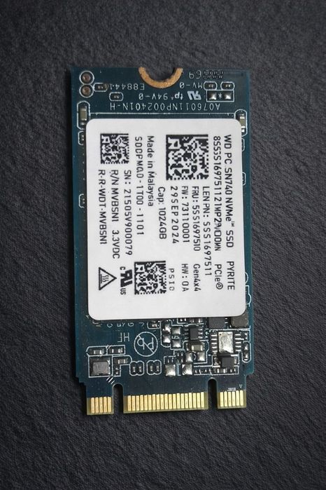 Western digital sn740 ssd m2 1tb