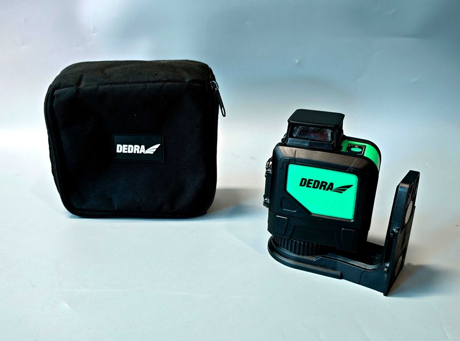 Laser Krzyżowy 360° Multilaser 1D zielony Dedra MC0905 30m IP54 Uchwyt