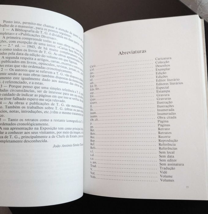 Manuel Teixeira Gomes - catálogo exposição bibliográfica iconográfica