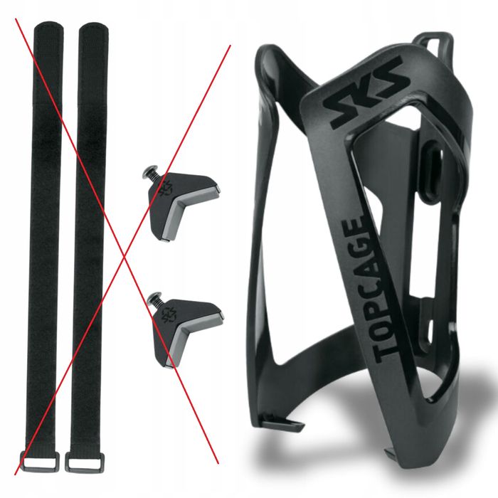 outlet adapter koszyka bidonu sks anywhere uchwyt na rower czarny