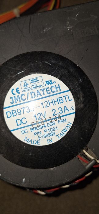 Dell zasilacz wentylator
