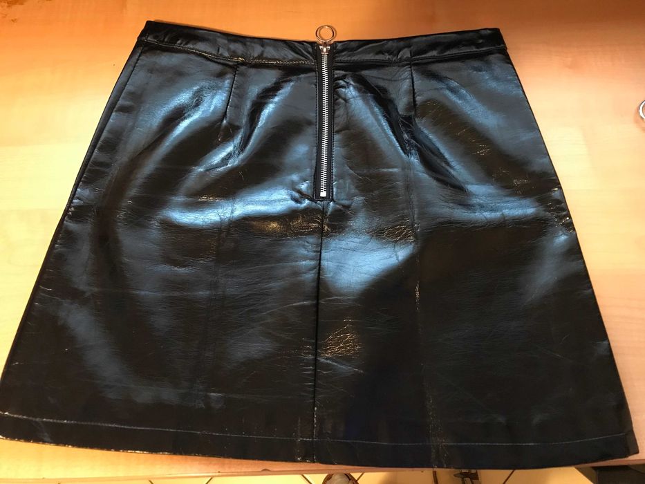 PRIMARK spódnica eko-skóra błysk r.38/40 j.nowa
