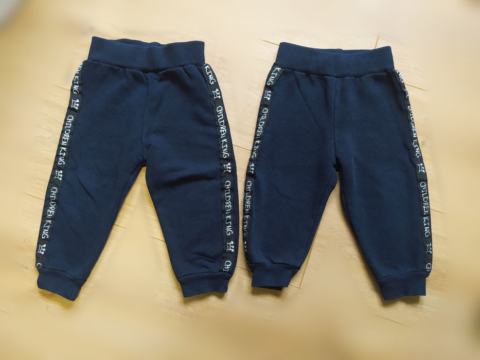Spodnie chłopięce bliźniaki r. 80 i 86