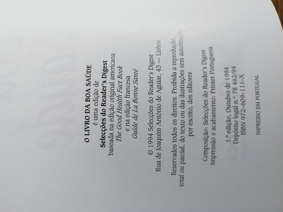 Livro - O livro da Boa Saúde