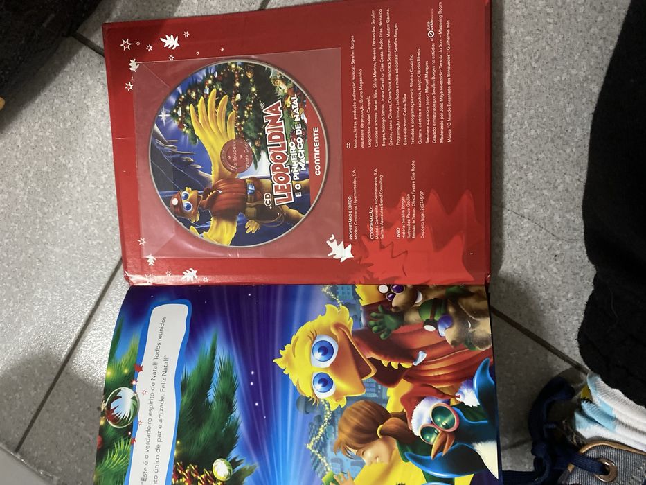 Livro LEOPOLDINA E O Pinheiro Mágico DE Natal + CD