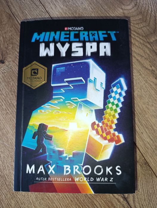 Książka dla dzieci „Minecraft wyspa” oficjalna książka wygląda przez Mojang