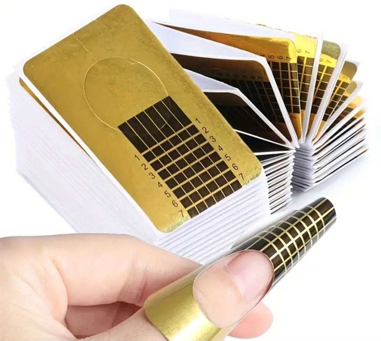 Conj 95 Moldes Aumentar Unhas de Gel