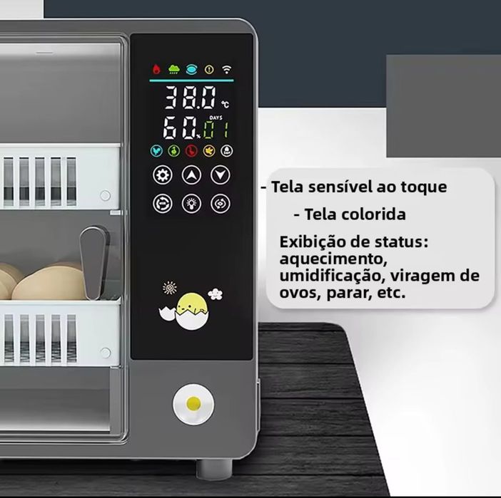 [NOVO] Chocadeira/Incubadora Automática 24 Ovos  *Portes grátis