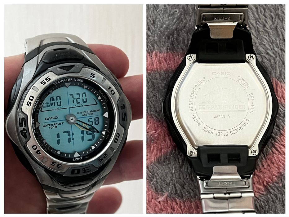 Годинник  Protrek PRG 40 Sea Pathfinder SPF 60 Dive depth gauge,Barometer, Altimeter, Thermometer, Auto Light