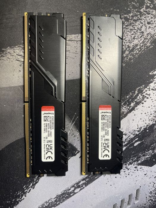 Оперативна памʼять 32gb, 16x2 ddr4