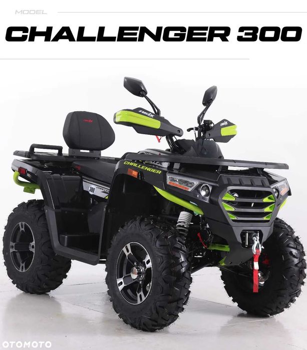 Quad ASIX CHALLENGER 300 Homologacja, Wyciągarka Raty Dowóz tego samego dnia