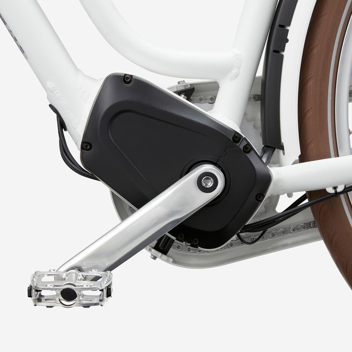 Bicicleta Elétrica de Cidade Elops 920 Connect LF Branco