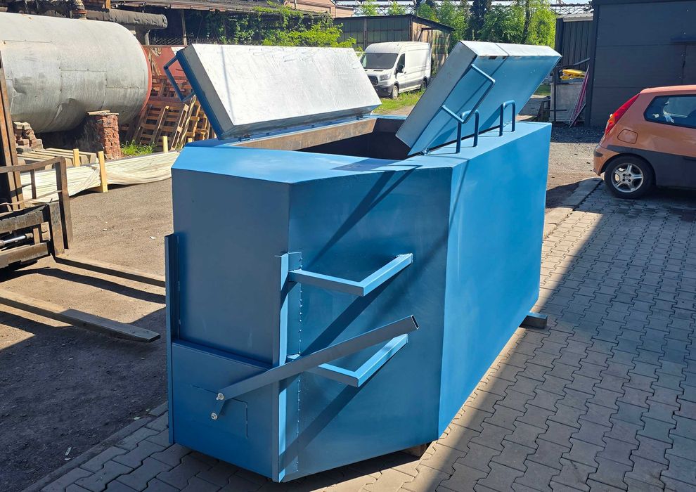 Pojemnik izolowany na asfalt termos kontener producent 1m3 1,5m3 3m3