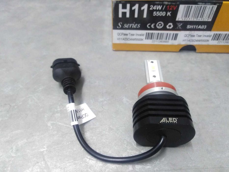 Светодиодные ПТФ лампы H11 24W (желтый свет)