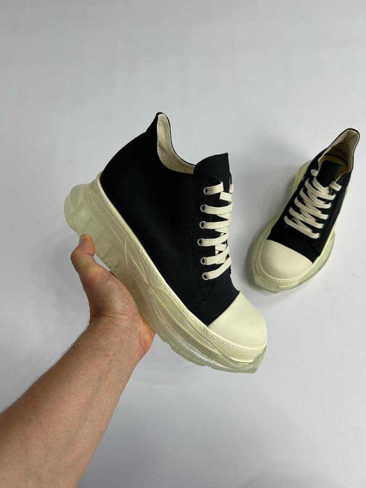 Rick Owens DRKSHDW Abstract Ramones jumbo lace laces кеди кросівки 43