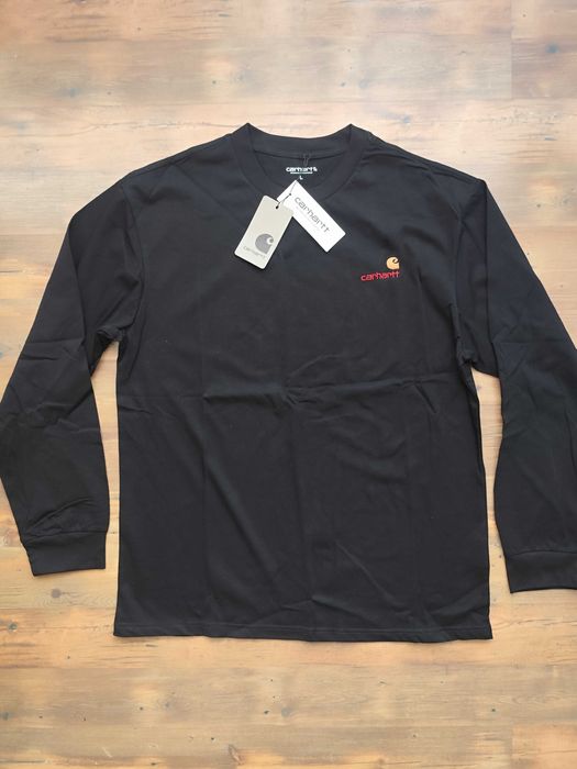 Carhartt WIP longsleeve bawełniany Longsleeve American Script T-Shirt