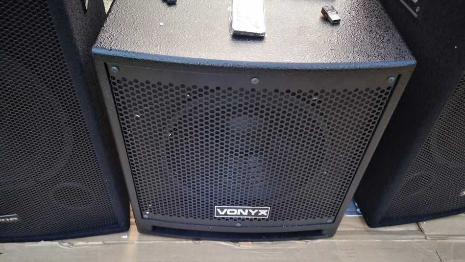 Активный сабвуфер и колонка от комплекта Vonyx VX1000BT Пульт USB BT