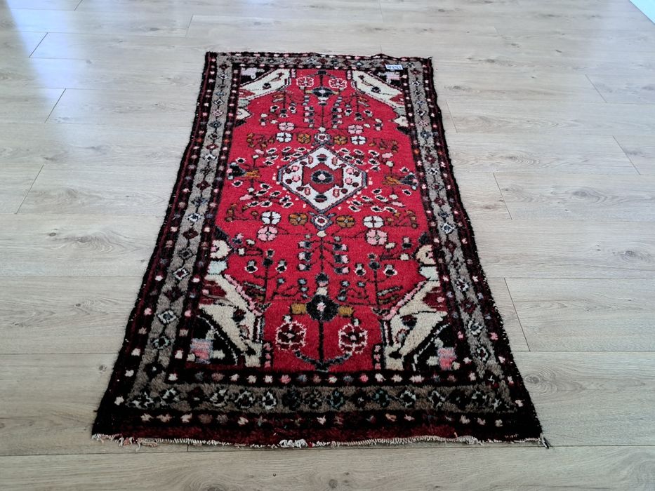 Śliczny irański ręcznie tkany dywanik Hamadan 80x140cm