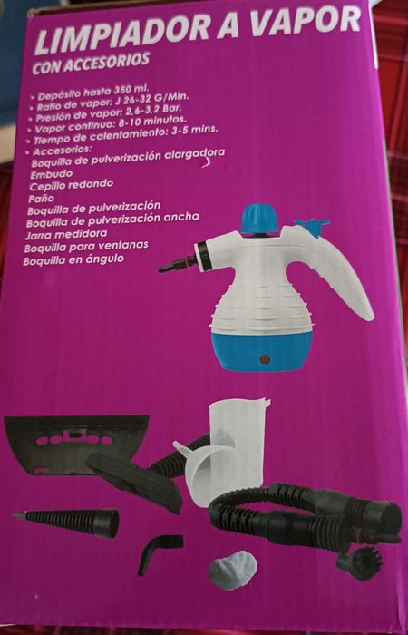 Máquina de lavar a vapor, muito quente