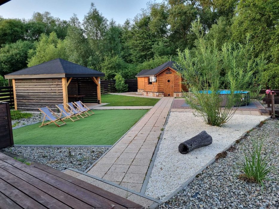 **Ekskluzywny Domek **Jacuzzi**Chata Solna**12osób**Basen** Na wyłączność**