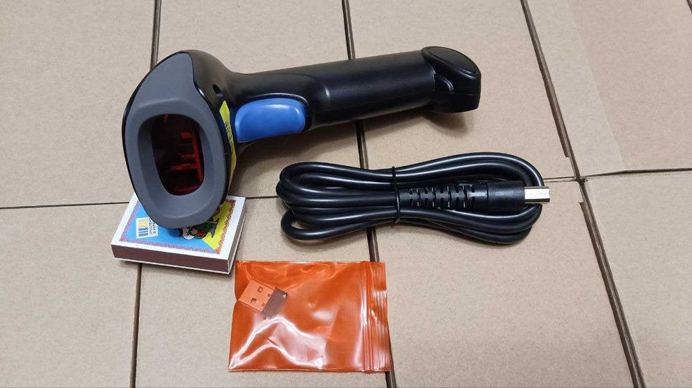 Сканер штрих-кодів EV-WJ13 для 1D кодів, Безпровідний 2.4GHz + USB