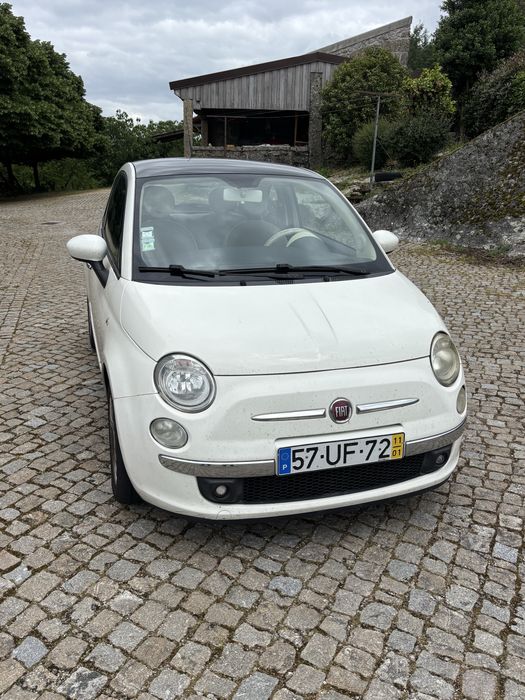 Fiat 500 1.3 16V Multijet em bom estado e muito estimado. Vende-se por troca de veículo