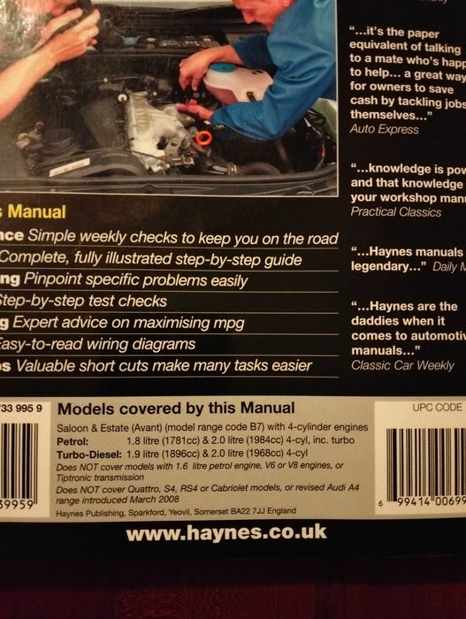 Haynes - Audi A4 (manual técnico)