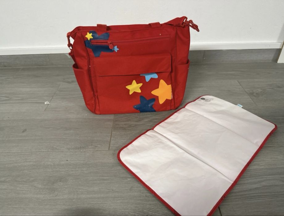 Saco passeio + muda fraldas