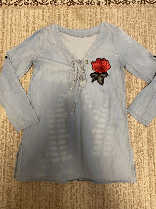 Продам джинсову сорочку -блузку