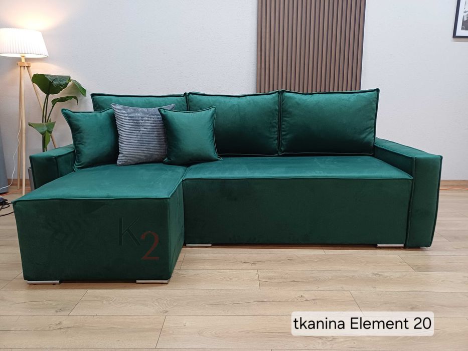 Narożnik Fabio Sofa Łóżko Kanapa z Funkcją spania BONELL USB  + GRATIS