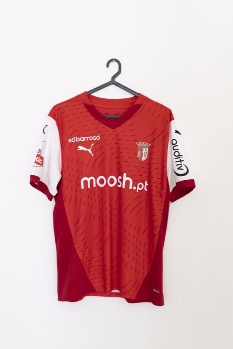 Camisola futebol Braga Bruma autografada e usada