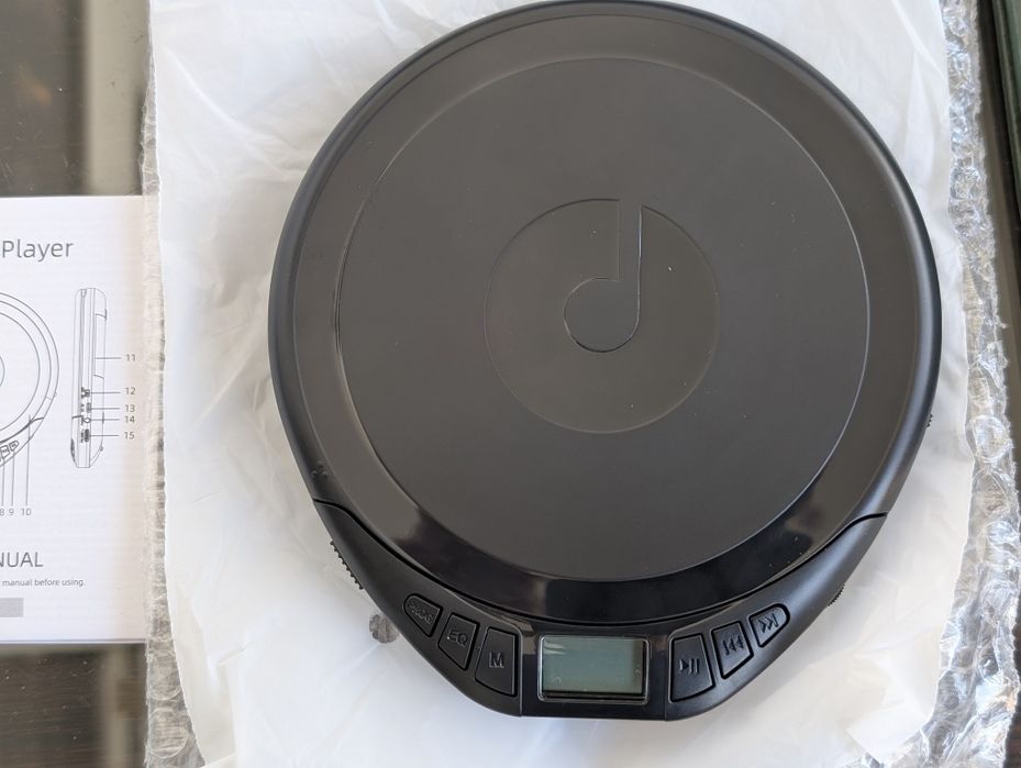 Leitor de CDs Portátil H-01 (Discman) – Novo / Completo