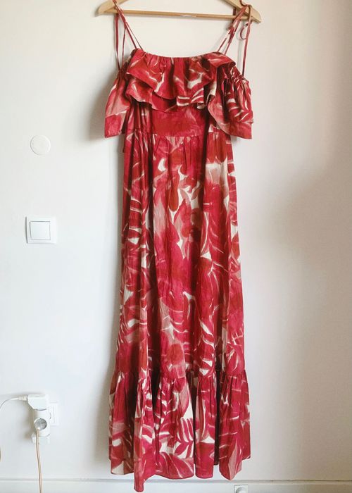 Vestido ombros descobertos ZARA (XS)