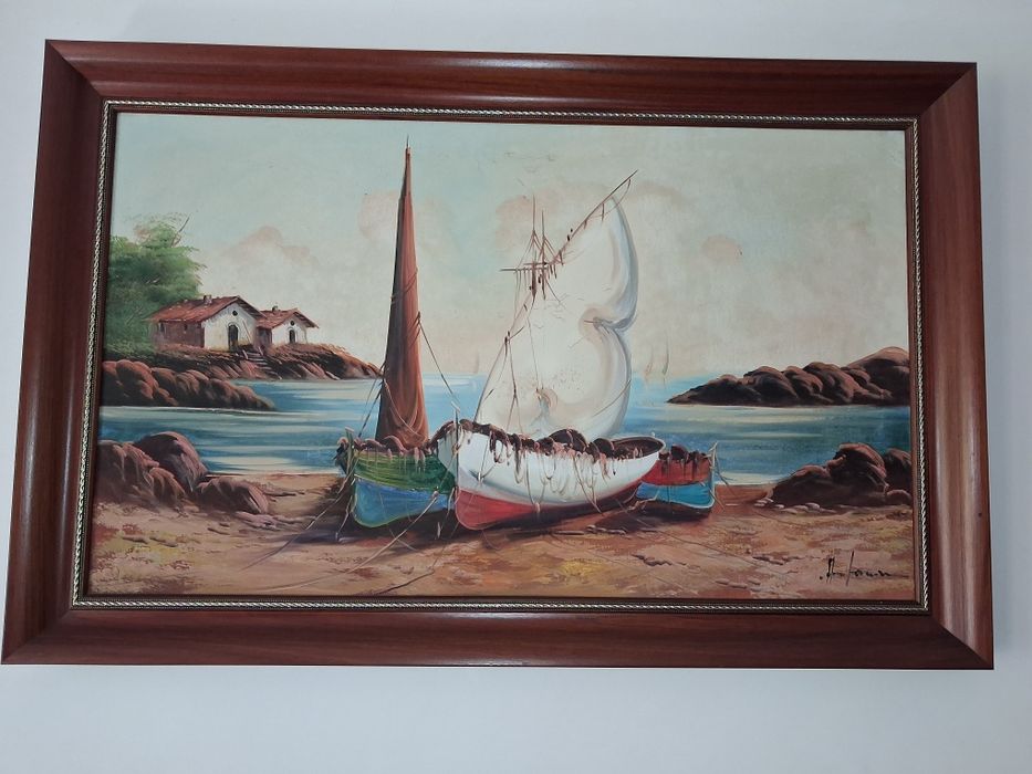 Conjunto de quadros pintura