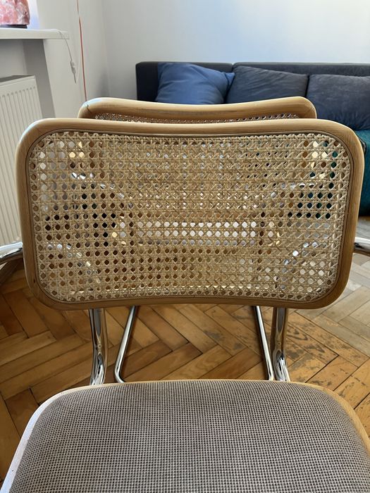 Włoskie krzesła cesca marcel breuer bauhaus mid century