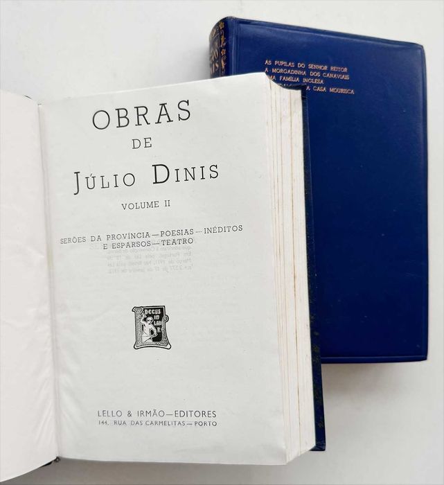 Obras de Júlio Diniz_Volumes 1 e 2. Ilustrações de Laura Costa.