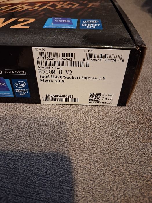 Nowa nieużywana płyta główna Gigabyte H510M H V2 Micro ATX  socket1200