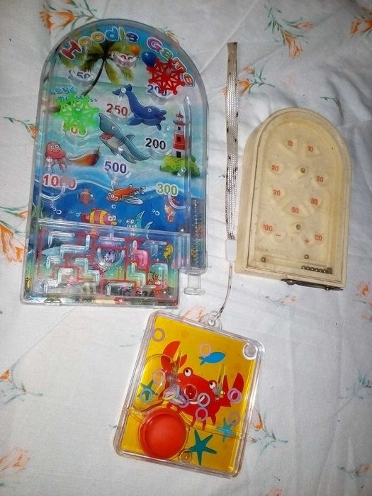 игра детская водяная + ручной мини-пинбол 2 шт.