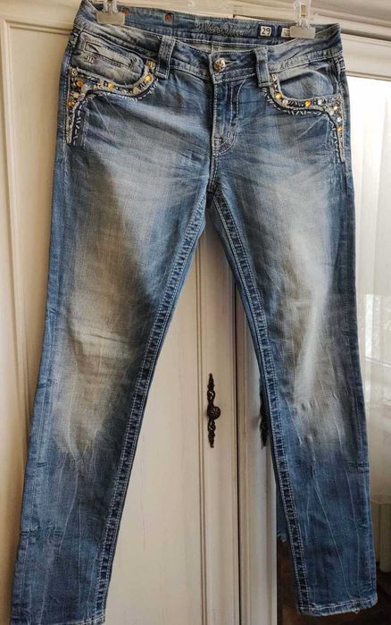 Джинсы  skinny Miss Me  с камнями/Оригинал