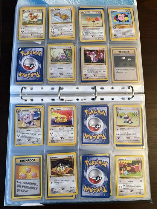 Cartas Pokémon Raras Colecção Antiga (225Cartas)